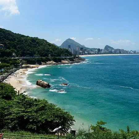 Ocean Blue Moderno Proximo A Praia Do Leblon Vista Mar Espetacular Piscina Garagem Wi Fi E Sauna Rio de Janeiro Exterior photo